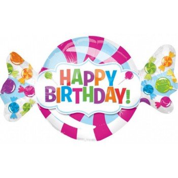 Happy Birthday fólia lufi 101 cm Happy Birthday fólia lufi 101 cm