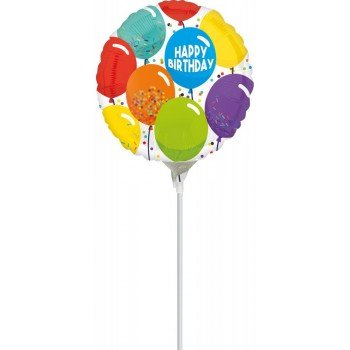 Happy Birthday fólia lufi 22 cm Happy Birthday fólia lufi 22 cm