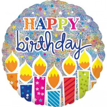 Happy Birthday Fólia lufi 43 cm Happy Birthday Fólia lufi 43 cm