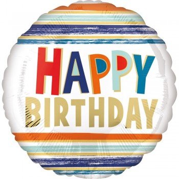 Happy Birthday Fólia lufi 43 cm Happy Birthday Fólia lufi 43 cm