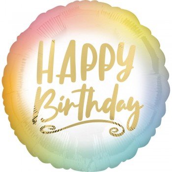 Happy Birthday Fólia lufi 43 cm Happy Birthday Fólia lufi 43 cm