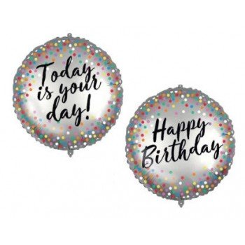 Happy Birthday fólia lufi 46 cm Happy Birthday fólia lufi 46 cm