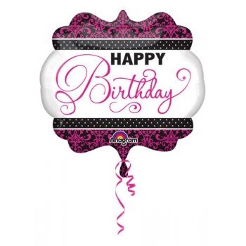 Happy Birthday fólia lufi 63 cm Happy Birthday fólia lufi 63 cm