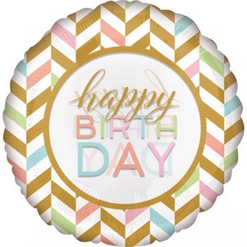 Happy Birthday fólia lufi 71 cm Happy Birthday fólia lufi 71 cm