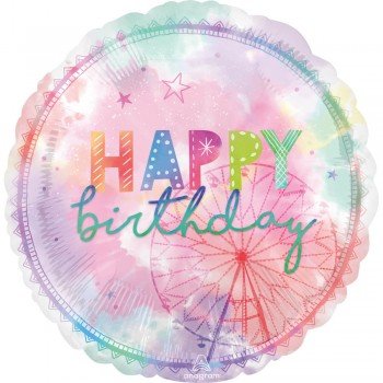 Happy Birthday fólia lufi 71 cm Happy Birthday fólia lufi 71 cm