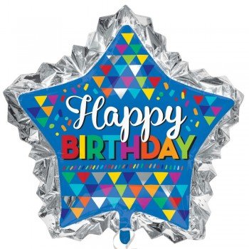 Happy Birthday fólia lufi 86 cm Happy Birthday fólia lufi 86 cm