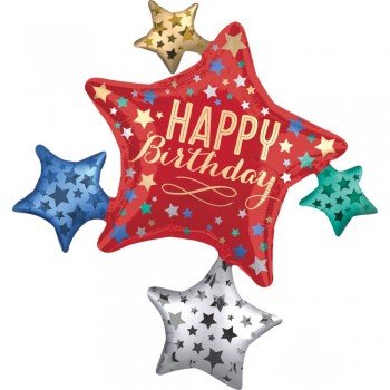Happy Birthday fólia lufi 88 cm Happy Birthday fólia lufi 88 cm