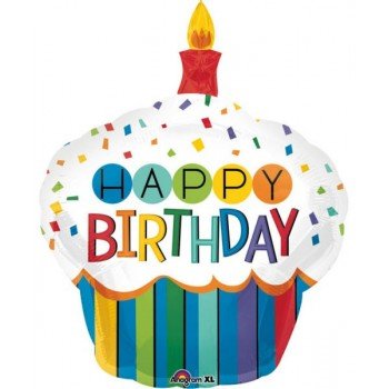 Happy Birthday fólia lufi 91 cm Happy Birthday fólia lufi 91 cm