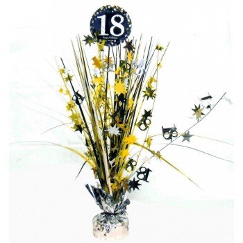 Happy Birthday Gold 18 asztaldísz 45,7 cm Happy Birthday Gold 18 asztaldísz 45,7 cm