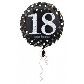 Happy Birthday 18 fólia lufi 43 cm Happy Birthday 18 fólia lufi 43 cm