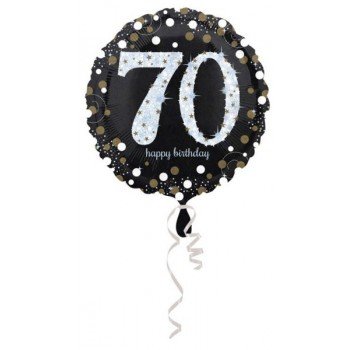Happy Birthday 70 fólia lufi 45 cm Happy Birthday 70 fólia lufi 45 cm