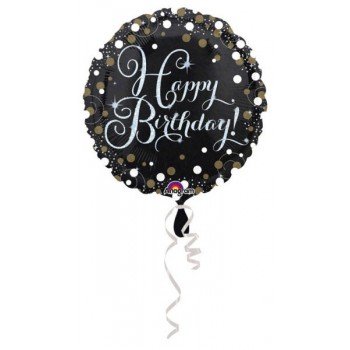 Happy Birthday fólia lufi 43 cm Happy Birthday fólia lufi 43 cm