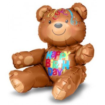 Happy Birthday ülő fólia lufi 38 cm Happy Birthday ülő fólia lufi 38 cm