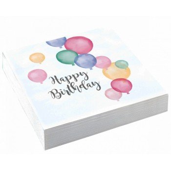 Happy Birthday szalvéta 20 db-os, 33*33 cm Happy Birthday szalvéta 20 db-os, 33*33 cm