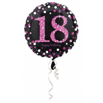 Happy Birthday 18 fólia lufi 43 cm Happy Birthday 18 fólia lufi 43 cm