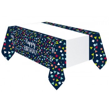 Happy Birthday Celebrate Papír Asztalterítő 120*180 cm Happy Birthday Celebrate Papír Asztalterítő 120*180 cm