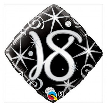 Happy Birthday Serpentines 18 fólia lufi 46 cm Happy Birthday Serpentines 18 fólia lufi 46 cm