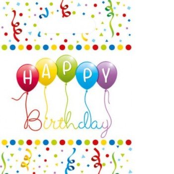 Happy Birthday Streamers ajándéktasak 6 db-os Happy Birthday Streamers ajándéktasak 6 db-os