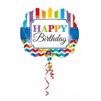 Happy Birthday Fólia lufi 63 cm Happy Birthday Fólia lufi 63 cm
