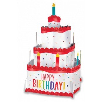 Happy Birthday Színes asztali dekoráció Happy Birthday Színes asztali dekoráció