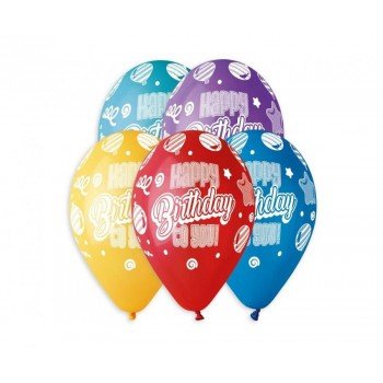 Happy Birthday To You léggömb, lufi 5 db-os 13 inch (33cm) Happy Birthday To You léggömb, lufi 5 db-os 13 inch (33cm)