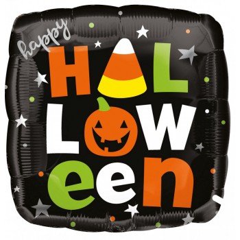 Happy Halloween Fólia lufi 43 cm Happy Halloween Fólia lufi 43 cm