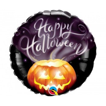 Happy Halloween Wispy Smoke fólia lufi 46 cm Happy Halloween Wispy Smoke fólia lufi 46 cm