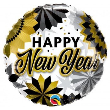 Happy New Year fólia lufi 46 cm Happy New Year fólia lufi 46 cm