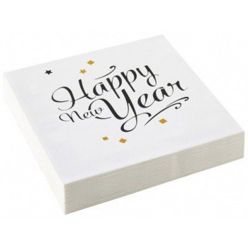 Happy New Year szalvéta 20 db-os, 33*33 cm Happy New Year szalvéta 20 db-os, 33*33 cm