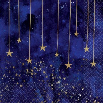 Happy New Year Midnight szalvéta 16 db-os, 33x33 cm Happy New Year Midnight szalvéta 16 db-os, 33x33 cm