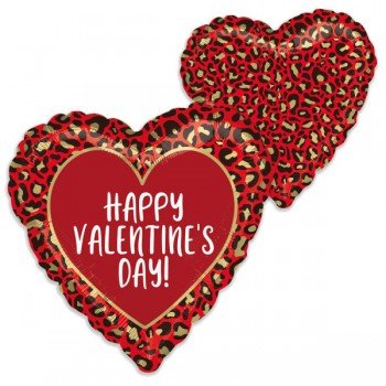 Happy Valentine's Day fólia lufi 43 cm Happy Valentine's Day fólia lufi 43 cm