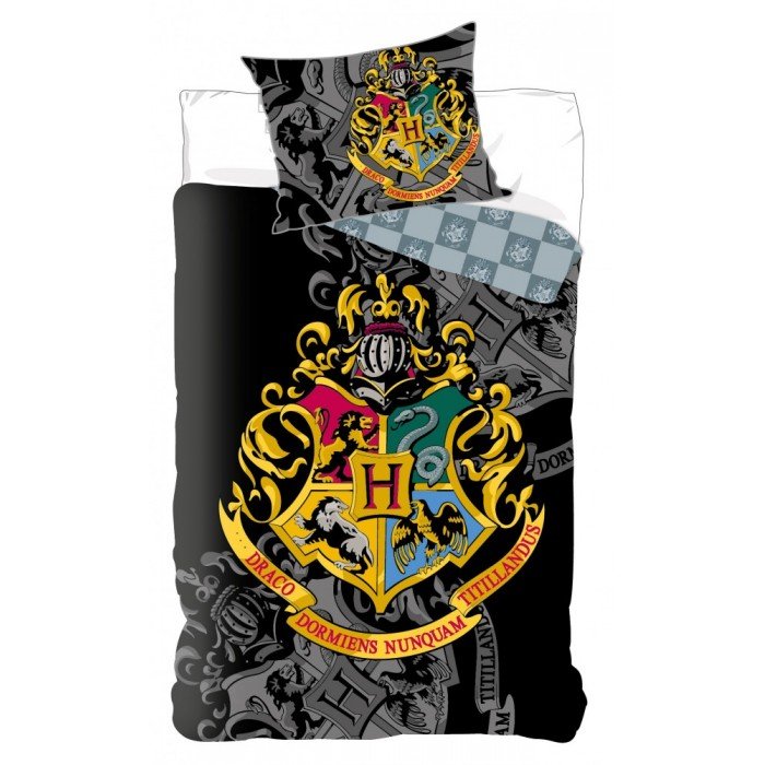 Harry Potter ágyneműhuzat Crest 140×200cm, 70×90 cm