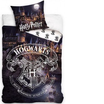 Harry Potter ágyneműhuzat Castle Night 140×200cm, 70×90 cm Harry Potter ágyneműhuzat Castle Night 140×200cm, 70×90 cm