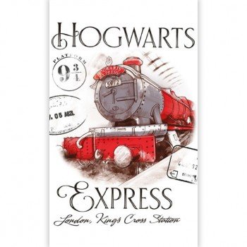 Harry Potter Express kéztörlő, arctörlő, törölköző 30x50 cm Harry Potter Express kéztörlő, arctörlő, törölköző 30x50 cm