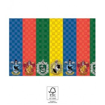Harry Potter Hogwarts Houses papír asztalterítő 120x180 cm FSC Harry Potter Hogwarts Houses papír asztalterítő 120x180 cm FSC