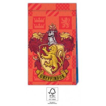 Harry Potter Hogwarts Houses papírzacskó 4 db-os FSC Harry Potter Hogwarts Houses papírzacskó 4 db-os FSC