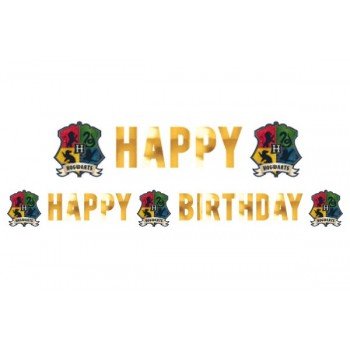 Harry Potter Houses  papír felirat 180 cm Harry Potter Houses  papír felirat 180 cm