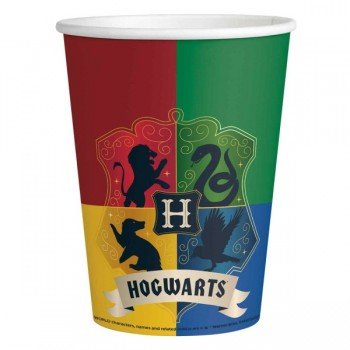 Harry Potter Houses papír pohár 8 db-os 250 ml Harry Potter Houses papír pohár 8 db-os 250 ml