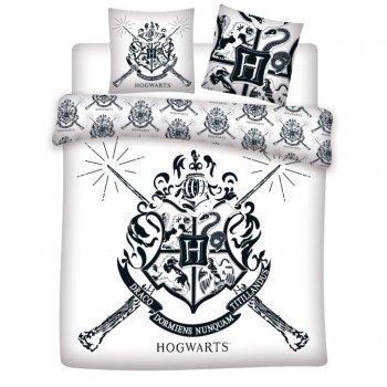 Harry Potter White dupla, kétszemélyes ágyneműhuzat 240×220cm, 65x65 cm Harry Potter White dupla, kétszemélyes ágyneműhuzat 240×220cm, 65x65 cm