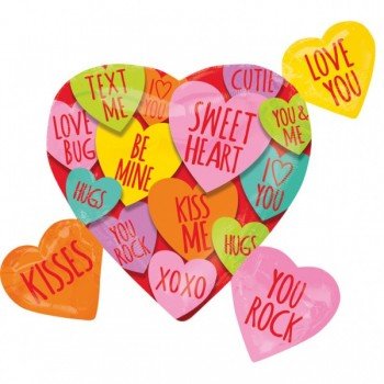 Heart, Szív Fólia lufi 68 cm Heart, Szív Fólia lufi 68 cm