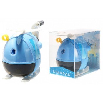 Helikopter hegyező, faragó kézi hajtókarral