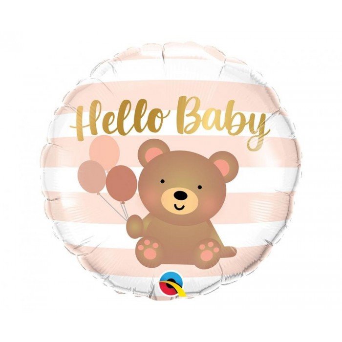 Hello Baby Bear fólia lufi 46 cm