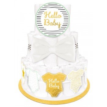 Hello Baby babaváró pelenkatorta készítő szett Hello Baby babaváró pelenkatorta készítő szett