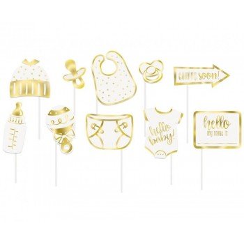 Hello Baby Gold fotókellék 10 db-os szett Hello Baby Gold fotókellék 10 db-os szett