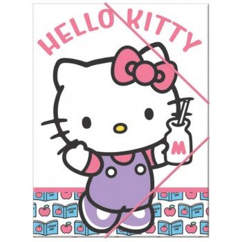 Hello Kitty A/4 gumis mappa Hello Kitty A/4 gumis mappa