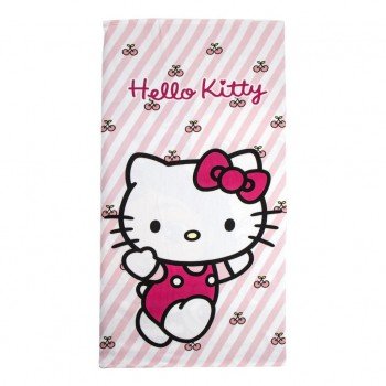 Hello Kitty Cherry fürdőlepedő, strand törölköző 70x140cm (Fast Dry) Hello Kitty Cherry fürdőlepedő, strand törölköző 70x140cm (Fast Dry)