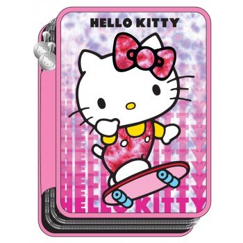 Hello Kitty tolltartó töltött 2 emeletes Hello Kitty tolltartó töltött 2 emeletes