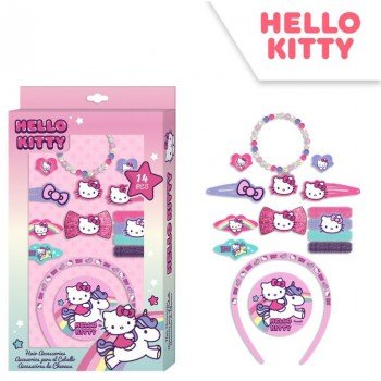 Hello Kitty haj kiegészítő szett 14 db-os Hello Kitty haj kiegészítő szett 14 db-os