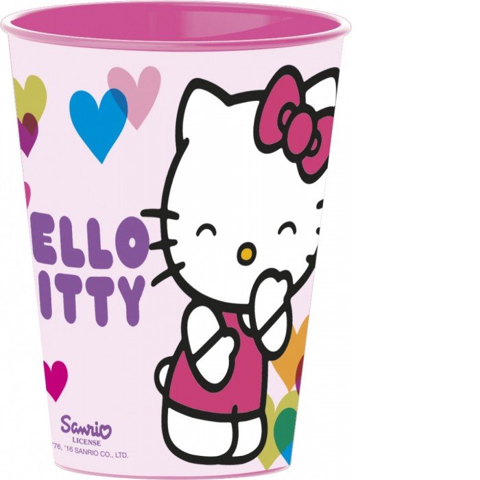 Hello Kitty pohár, műanyag 260 ml