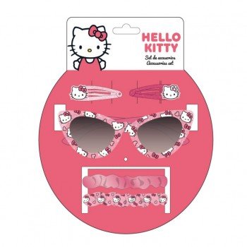 Hello Kitty napszemüveg és hajkiegészítő szett Hello Kitty napszemüveg és hajkiegészítő szett